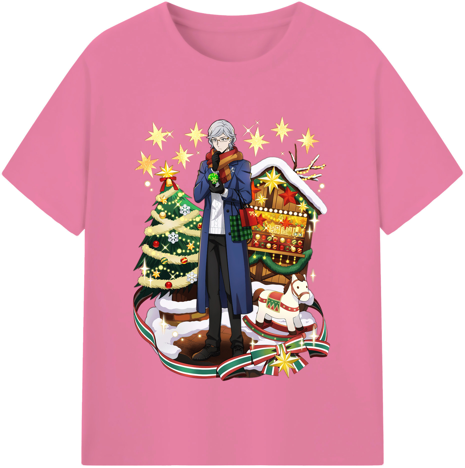 （画像用） 文豪ストレイドッグス Bungo Stray Dogs 綿100％半袖Tシャツ（フロントプリント）